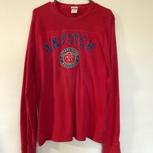 Abercrombie & Fitch Sweatshirt, Red, Size: XL